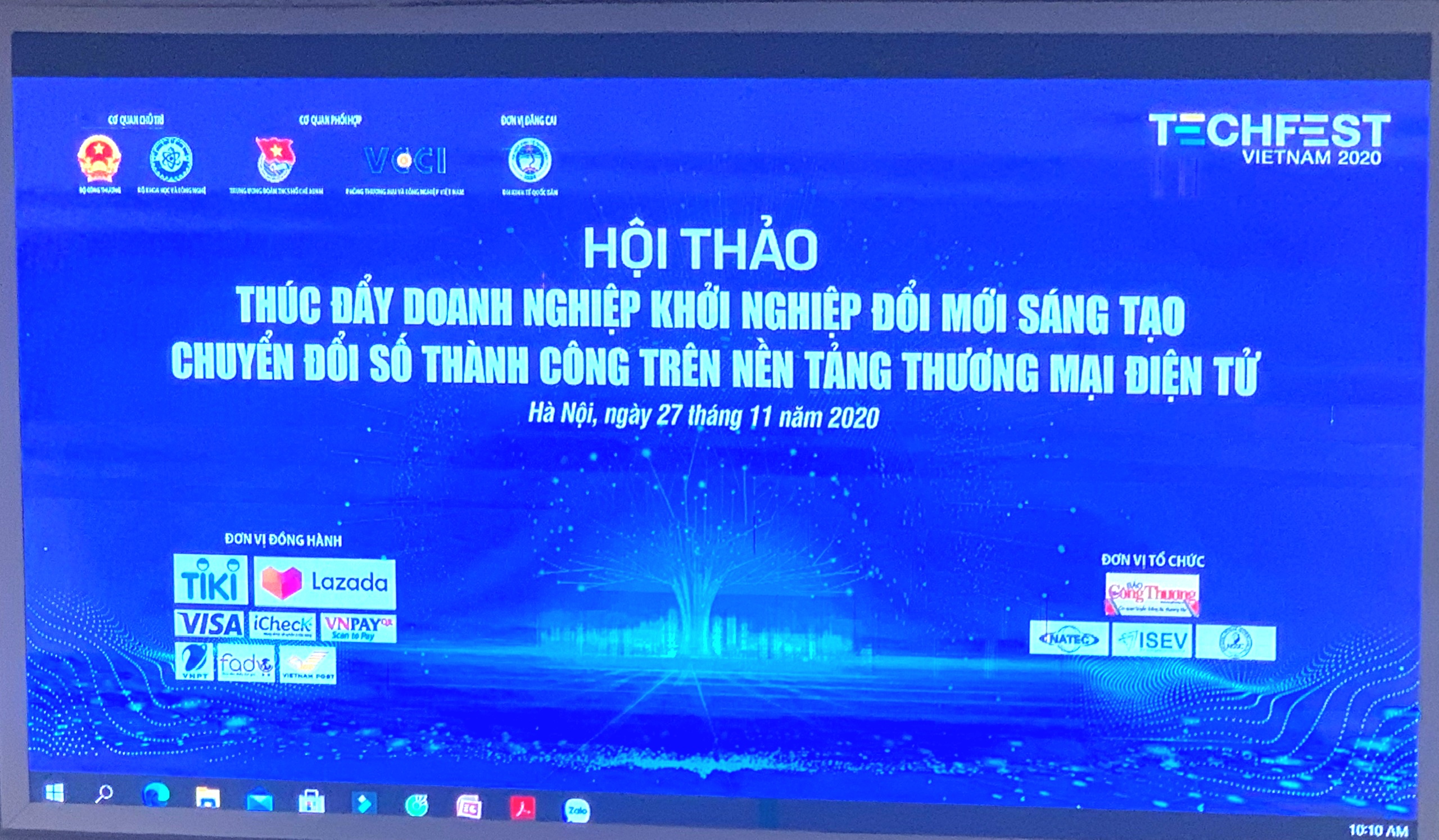 Hội thảo Thúc đẩy doanh nghiệp khởi nghiệp đổi mới sáng tạo chuyển đổi số thành công trên nền tảng thương mại điện tử