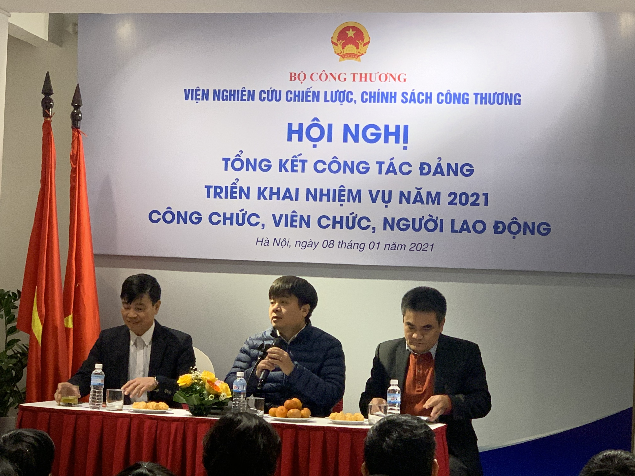 Hội nghị Tổng kết công tác Đảng, nhiệm vụ năm 2020 và triển khai nhiệm vụ năm 2021 của Viện Nghiên cứu Chiến lược, Chính sách Công Thương