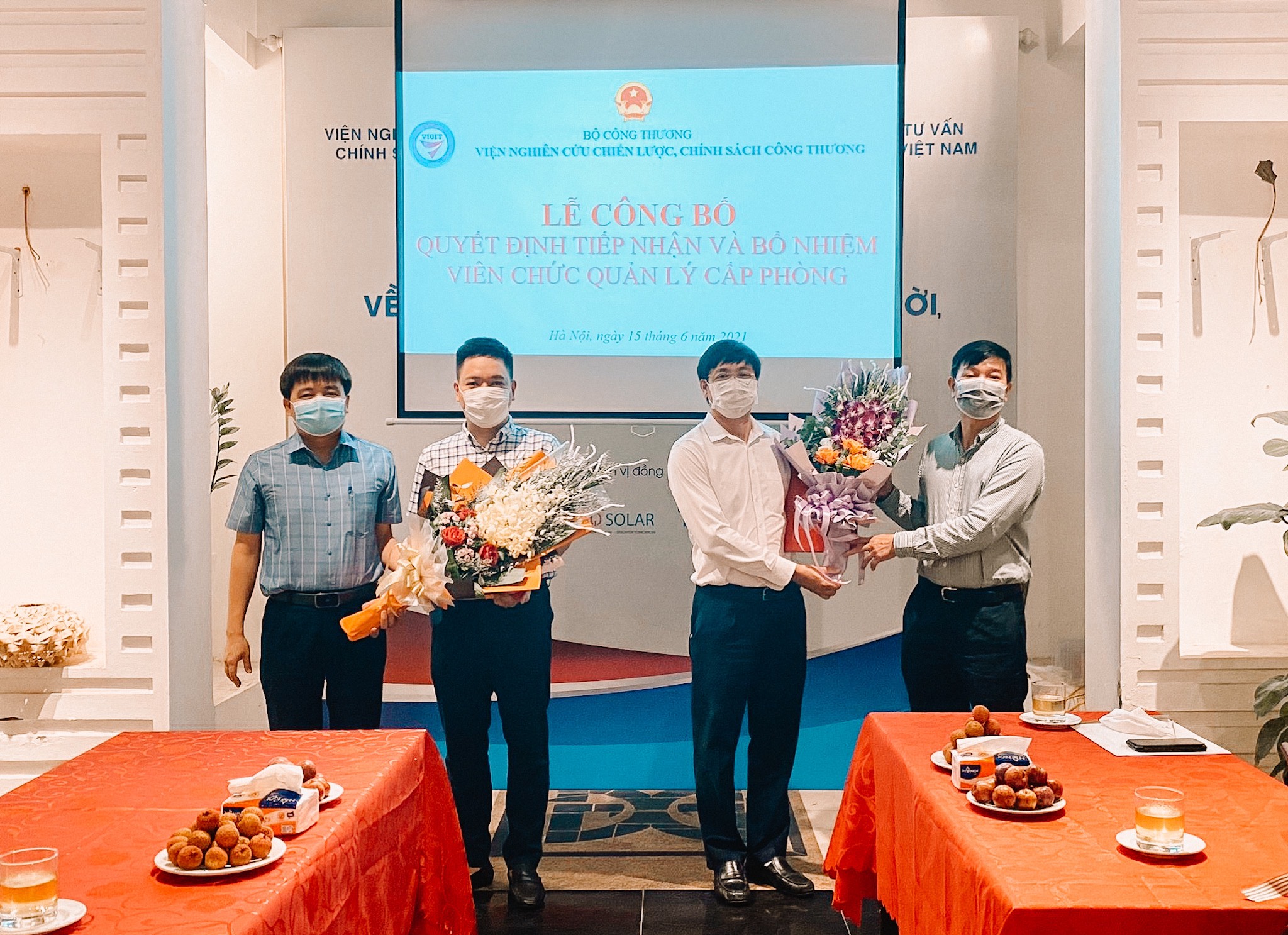 Lễ công bố Quyết định tiếp nhận và Bổ nhiệm viên chức quản lý cấp Phòng