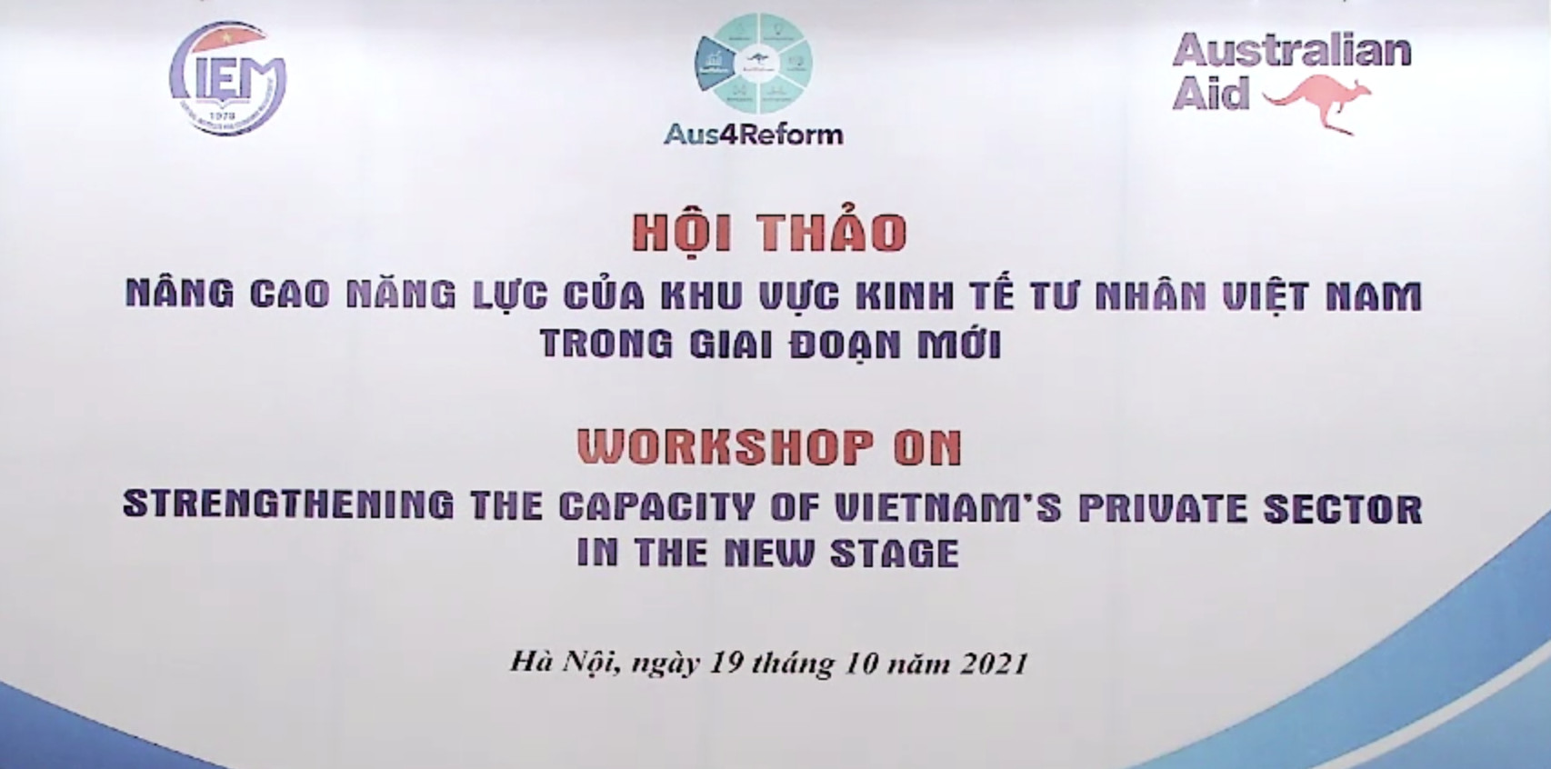 Hội thảo trực tuyến: Nâng cao năng lực của khu vực kinh tế tư nhân Vệt Nam trong giai đoạn mới