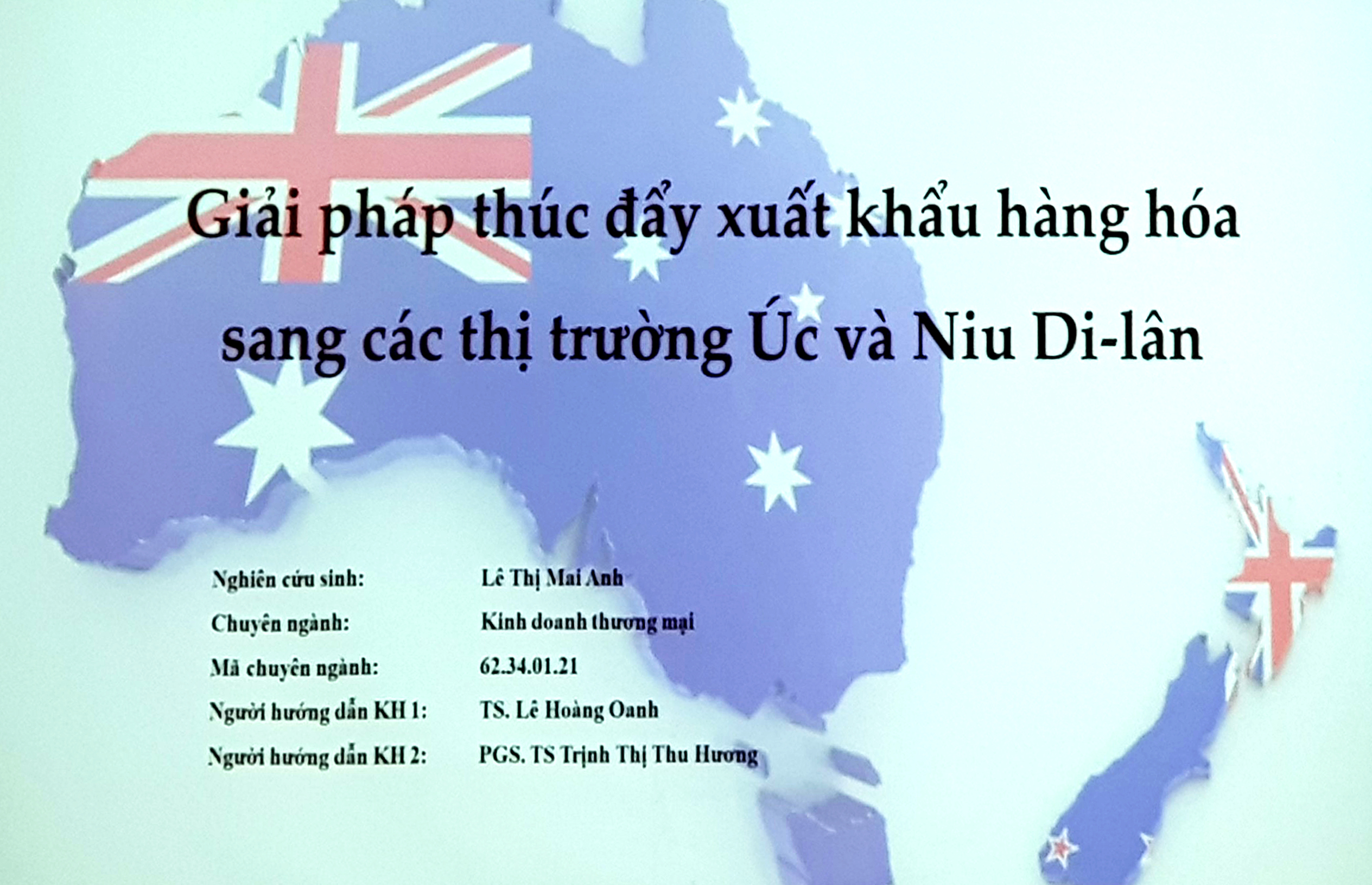 Đánh giá Tiểu luận Tổng quan luận án Tiến sĩ của NCS. Lê Thị Mai Anh