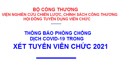 Thông báo về việc phòng chống dịch covid-19 trong thời gian tổ chức thi nghiệp vụ chuyên ngành