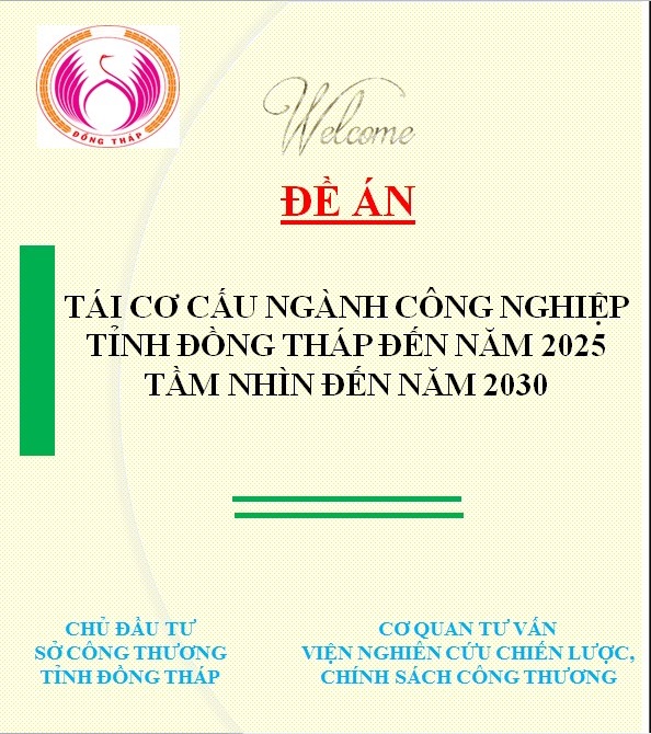 Hội thảo lấy ý kiến dự thảo “Đề án tái cơ cấu ngành công nghiệp tỉnh Đồng Tháp đến năm 2025, tầm nhìn đến năm 2030”