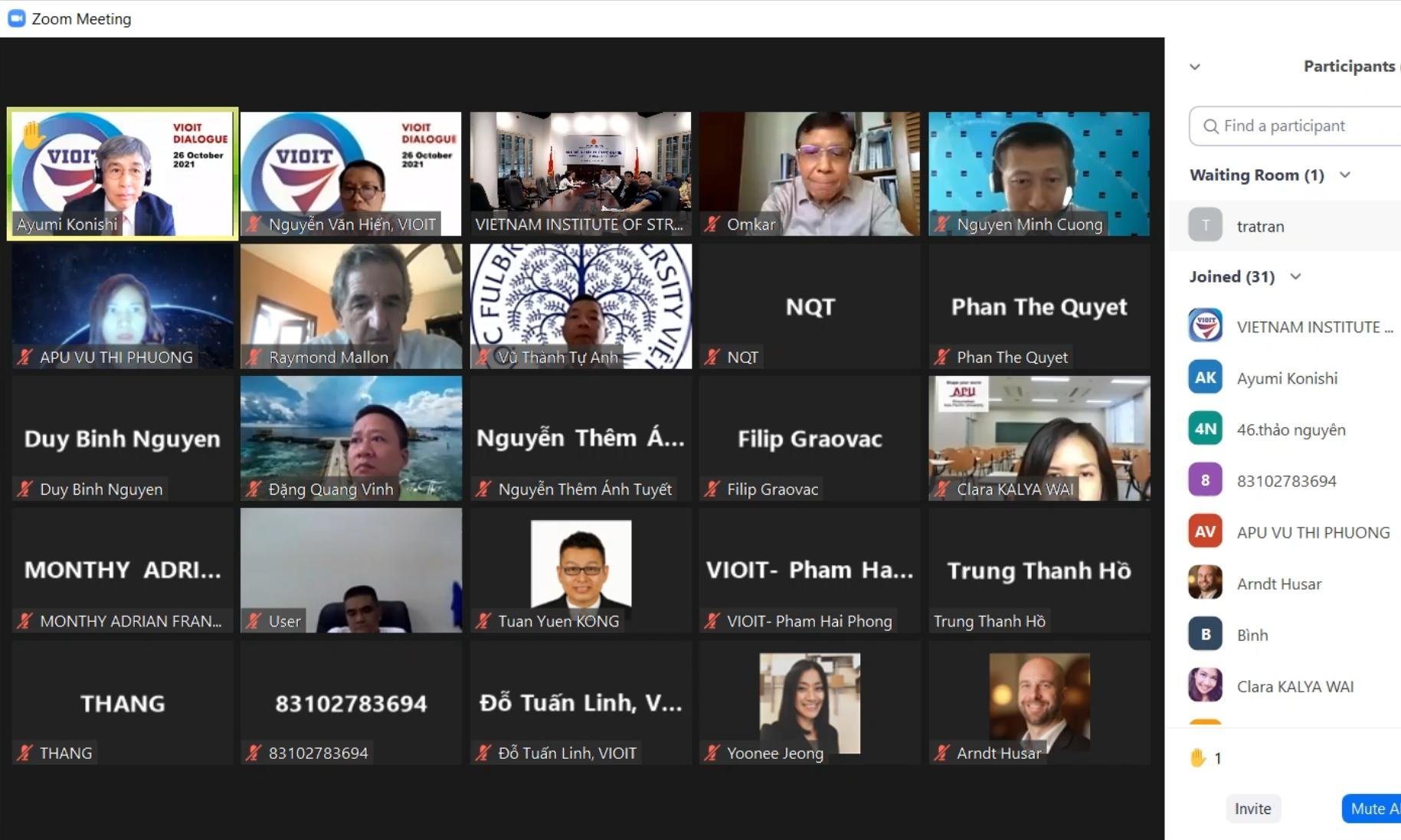 International Cooperation Team Established in VIOIT