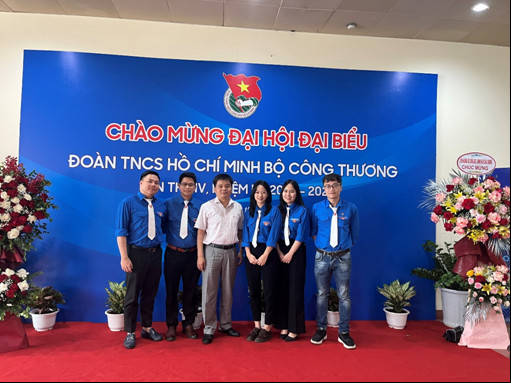 Đoàn đại biểu đoàn thanh niên Viện Nghiên cứu Chiến lược, Chính sách Công Thương tham dự Đại hội Đại biểu Đoàn thanh niên Bộ Công Thương khóa IV, nhiệm kỳ 2022-2027