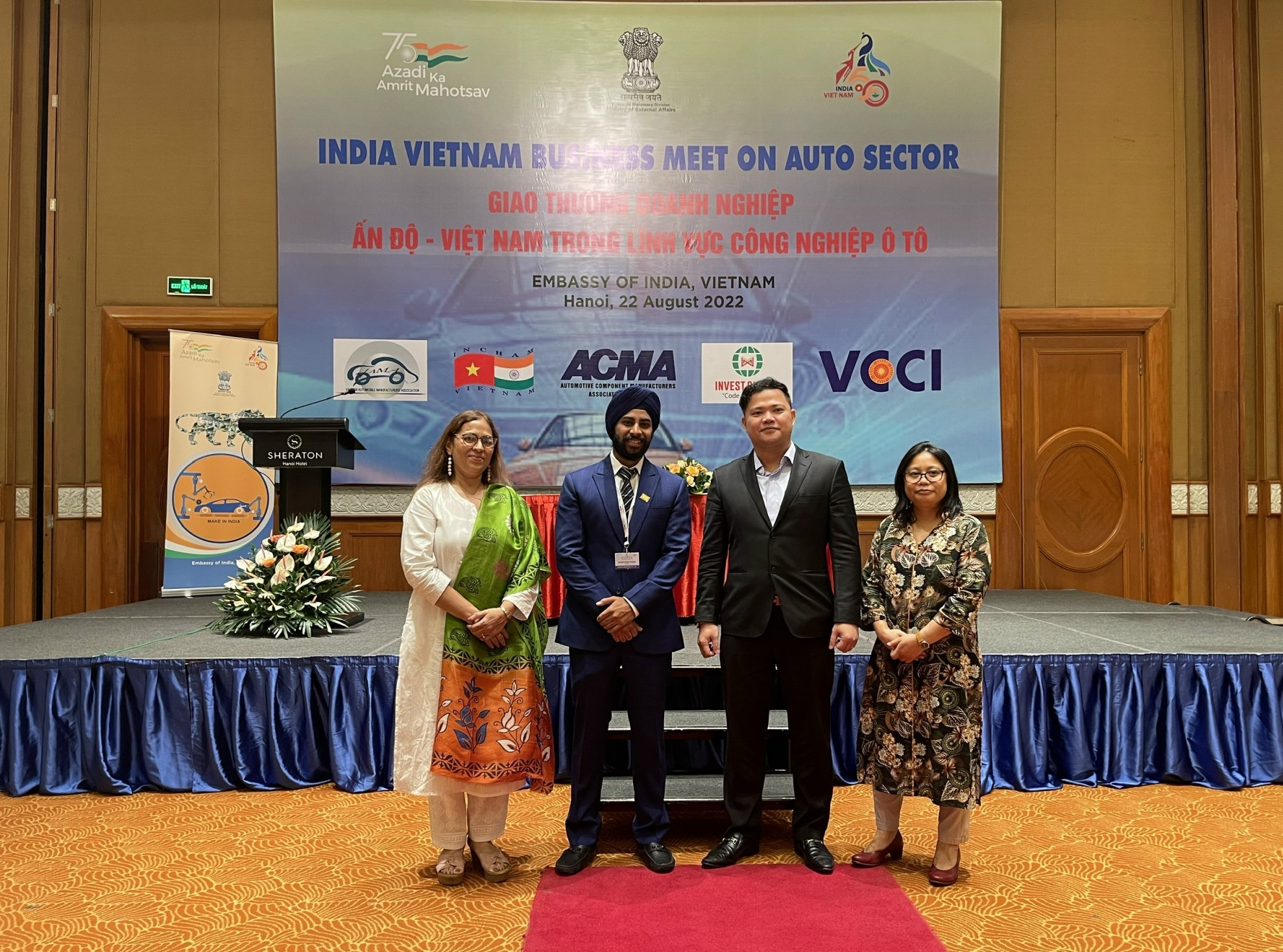 Gặp gỡ doanh nghiệp Ấn Độ - Việt Nam trong lĩnh vực công nghiệp ô tô do Đại sứ quán Ấn Độ tổ chức