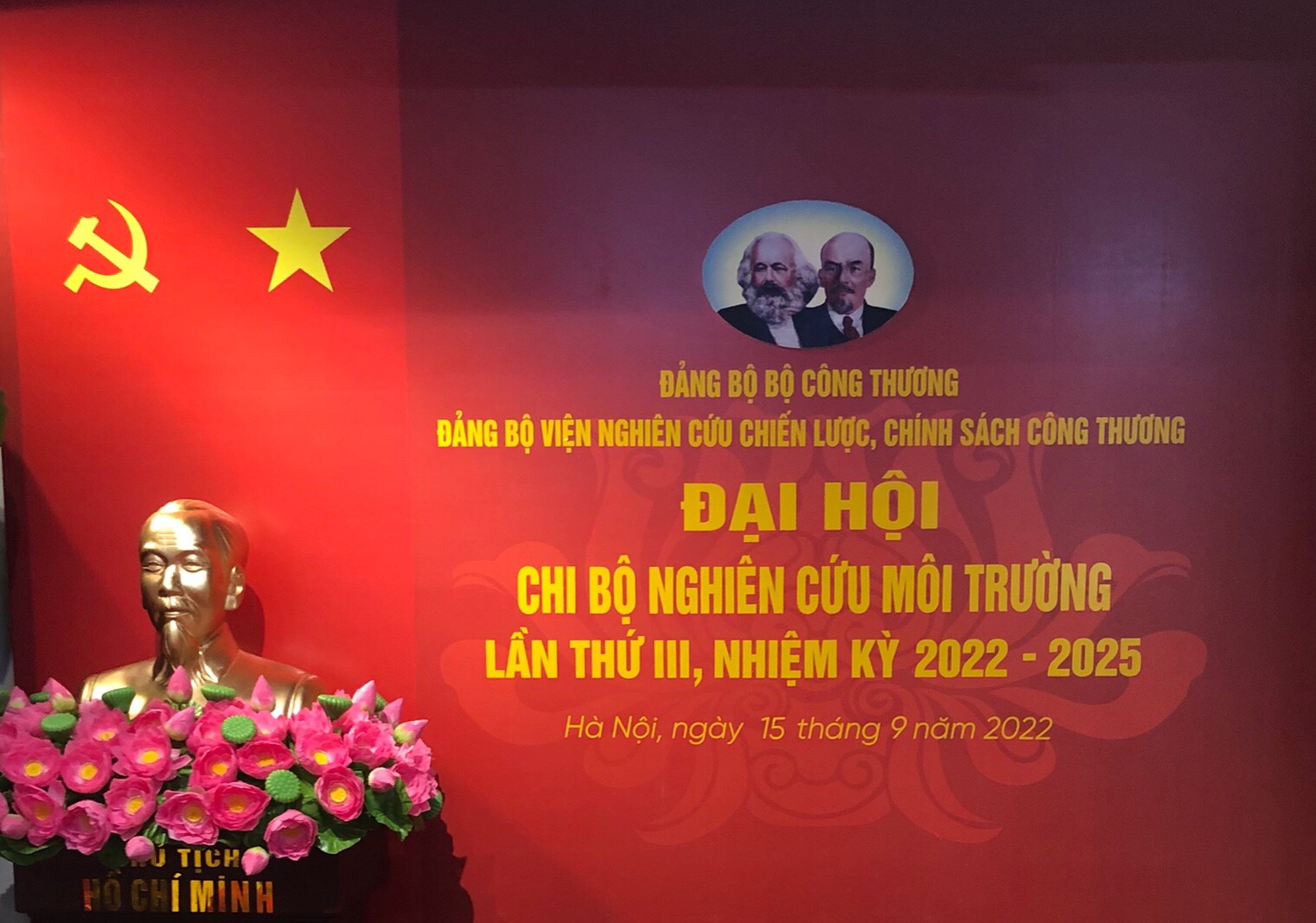 Đại hội Chi bộ Nghiên cứu Môi trường lần thứ III – Nhiệm kỳ 2022 - 2025