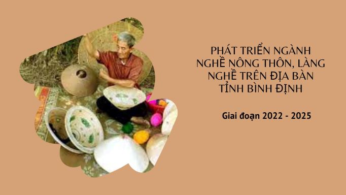 Phát triển ngành nghề nông thôn, làng nghề trên địa bàn tỉnh Bình Định giai đoạn 2022 - 2025