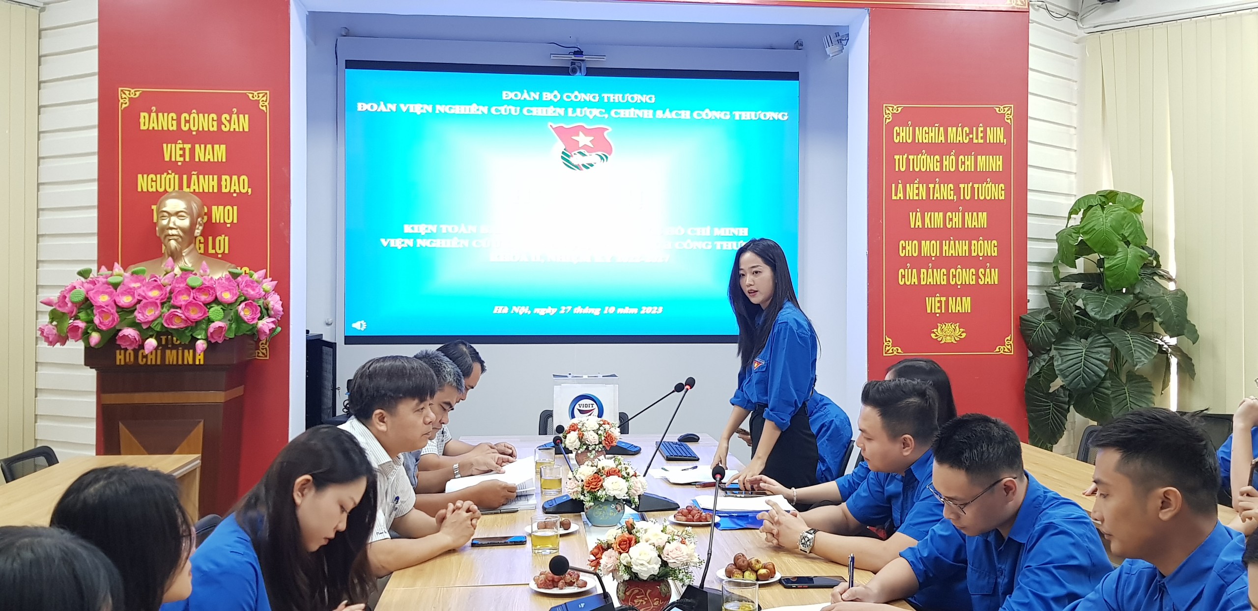 Hội nghị kiện toàn BCH Đoàn TNCS Hồ Chí Minh Viện Nghiên cứu chiến lược, chính sách Công Thương, nhiệm kỳ 2022 -2027