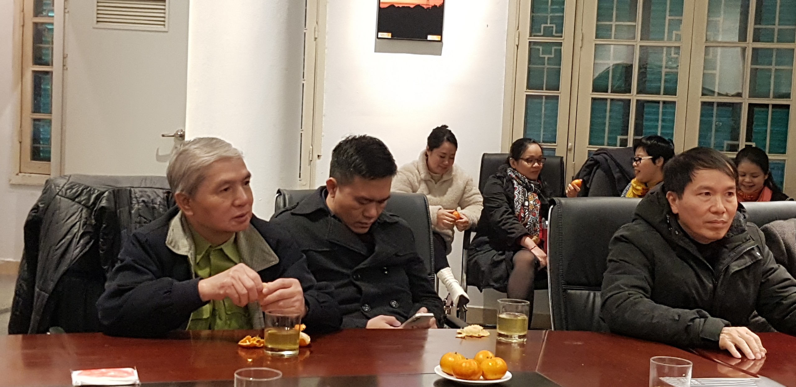 Gặp mặt các đồng chí nguyên là bộ đội, thanh niên xung phong hiện đang công tác tại Viện nhân kỷ niệm 79 năm ngày thành lập Quân đội nhân dân Việt Nam  