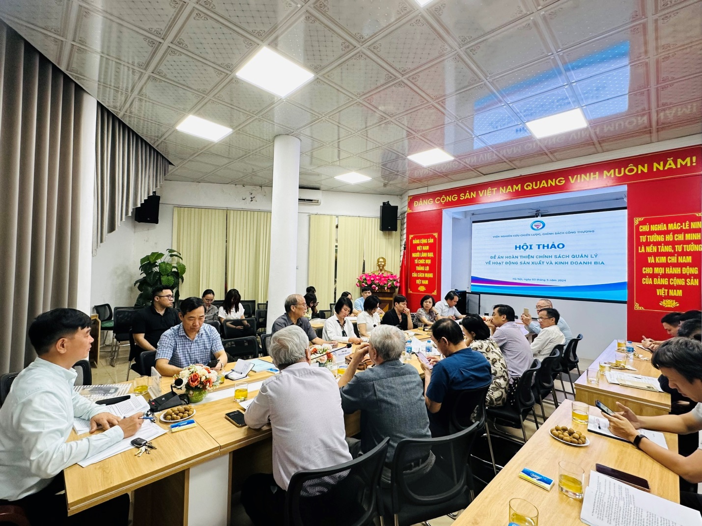 Hội thảo  Đề án hoàn thiện chính sách quản lý về hoạt động sản xuất và kinh doanh bia