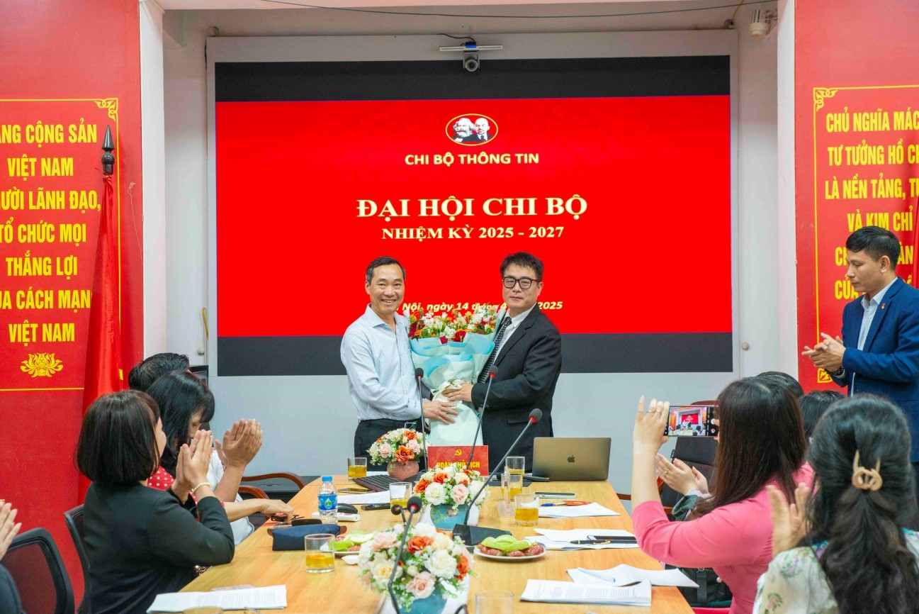 Đại hội Chi bộ Thông tin nhiệm kỳ 2025 - 2027