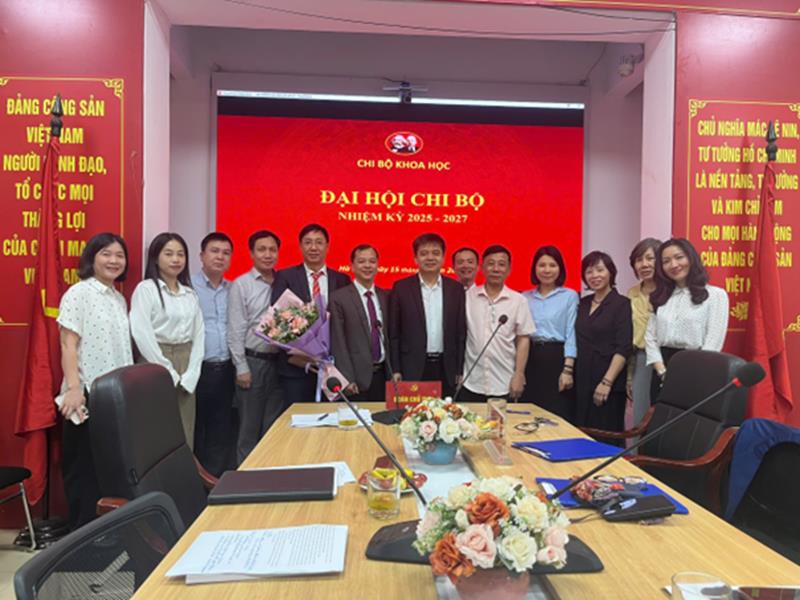 Đại hội Chi bộ Khoa học nhiệm kỳ 2025-2027