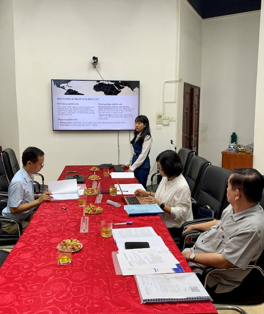 Chấm tiểu luận tổng quan luận án tiến sĩ của nghiên cứu sinh Đào Hà My