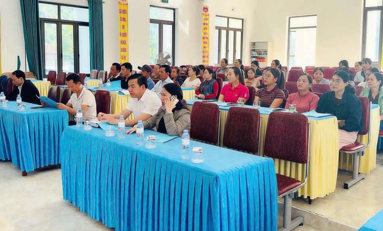 Khai giảng lớp tập huấn phát triển nguồn nhân lực thương mại tại vùng đồng bào dân tộc thiểu số và miền núi tại xã Mường Ham, tỉnh Nghệ An