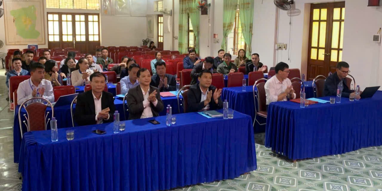 Khai giảng lớp tập huấn phát triển nguồn nhân lực thương mại tại vùng đồng bào dân tộc thiểu số và miền núi ở xã Châu Hồng, tỉnh Nghệ An