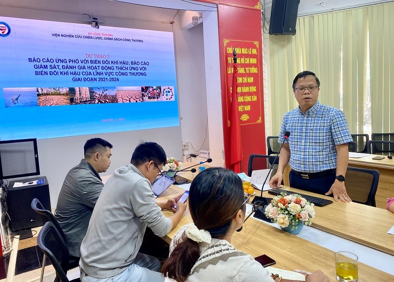 Hội thảo “Xây dựng báo cáo ứng phó với biến đổi khí hậu; báo cáo giám sát, đánh giá hoạt động thích ứng với biến đổi khí hậu của lĩnh vực Công Thương giai đoạn 2021-2024”