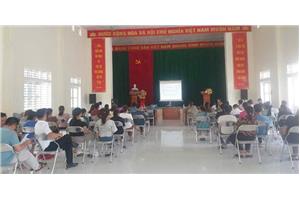 Lớp tập huấn phát triển nguồn nhân lực thương mại vùng đồng bào dân tộc thiểu số và miền núi cho hộ kinh doanh tại xã Mường Nhé, tỉnh Điện Biên