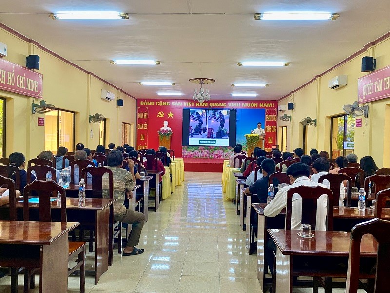 Lớp tập huấn phát triển nguồn nhân lực thương mại tại vùng đồng bào dân tộc thiểu số và miền núi tại xã Tri Tôn, tỉnh An Giang